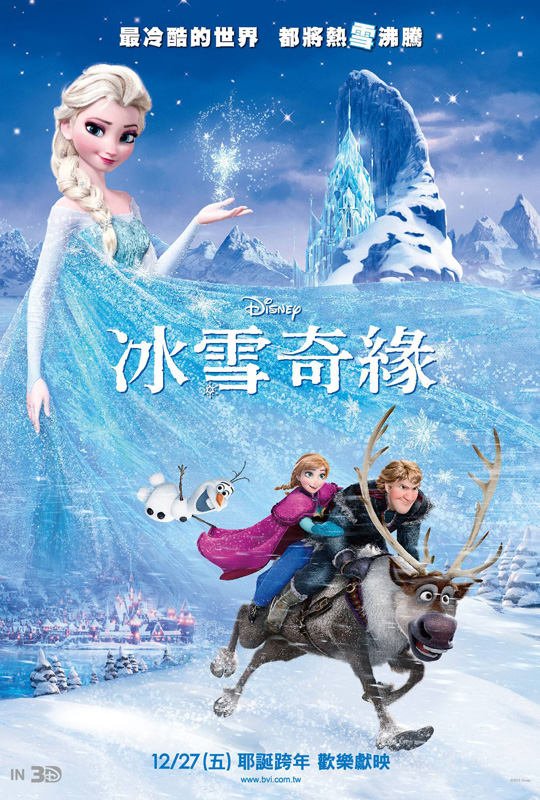 冰雪奇缘 Frozen 3D 2014.蓝光1080p.3D出屏.免费下载