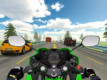 vr游戏网站 - 极速摩托Highway Traffic Bike Racer 3D